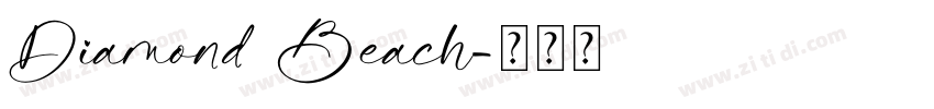 Diamond Beach字体转换